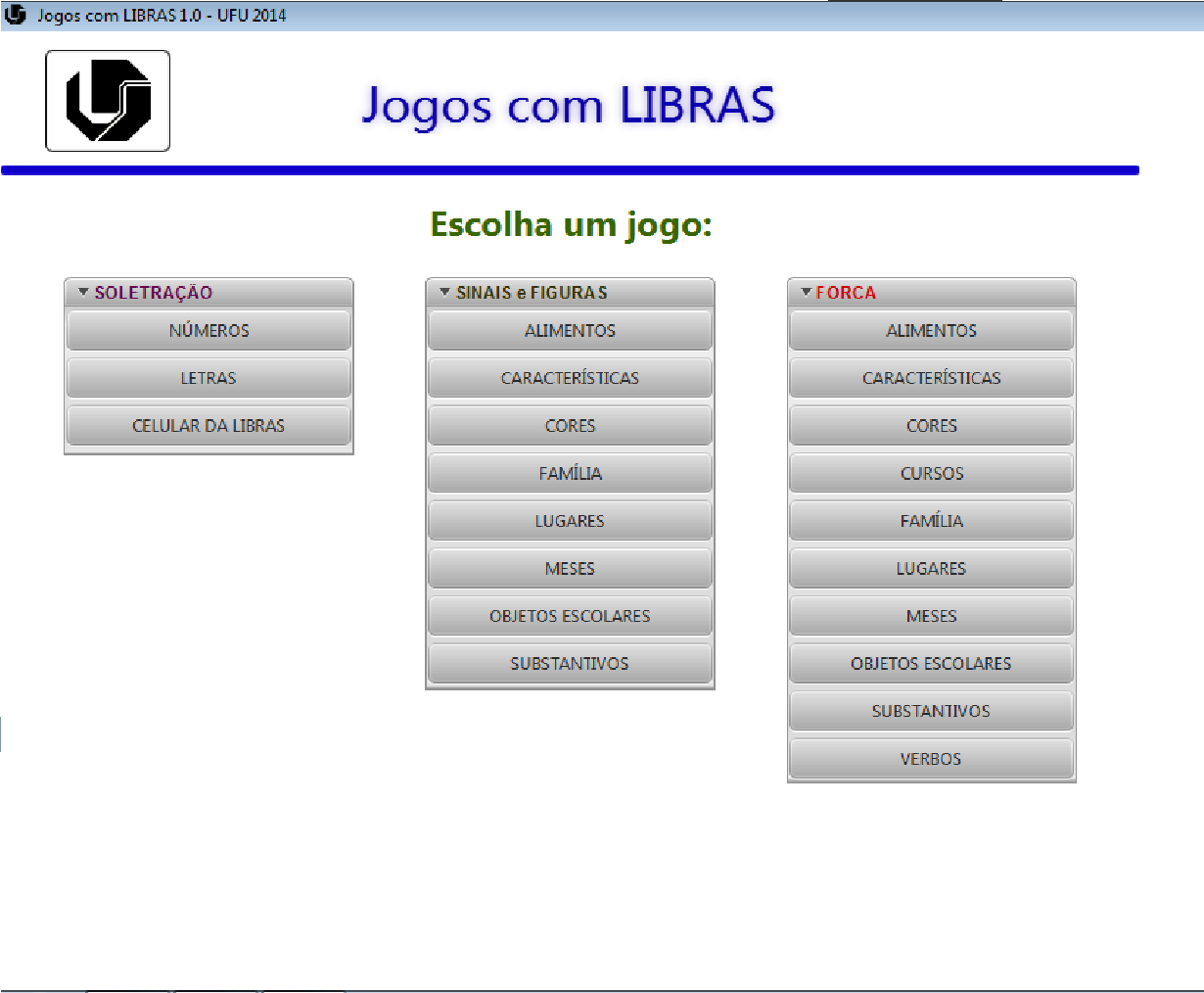 Jogos em Libras para download