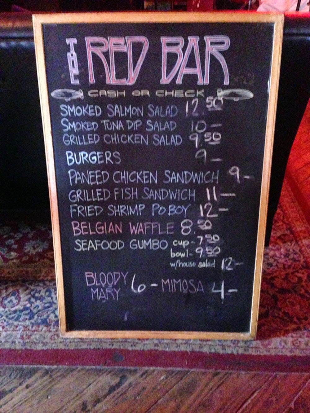 Independent Restaurant Review The Red Bar Grayton Beach Florida