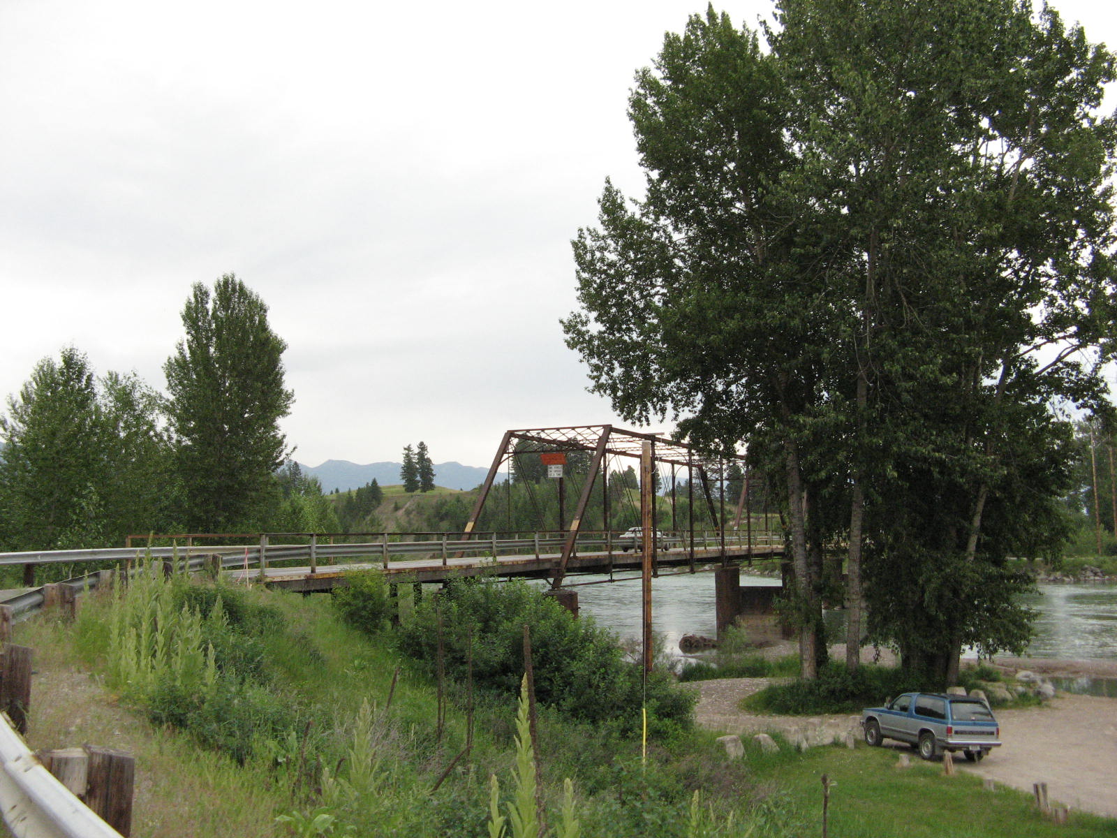 Glacier Old Steel Bridge Kalispell, Montana