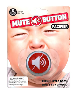 Big Mouth Mute Button Pacifier - Shop USA Image: Big Mouth Mute Button Pacifier - Shop USA
