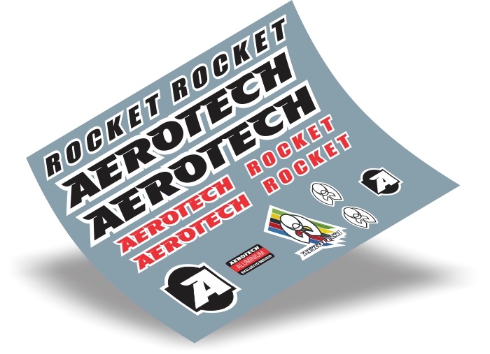 Stickers Design Adesivo Bike Aerotech Rocket