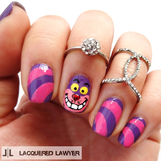 lacquered lawyer nail art