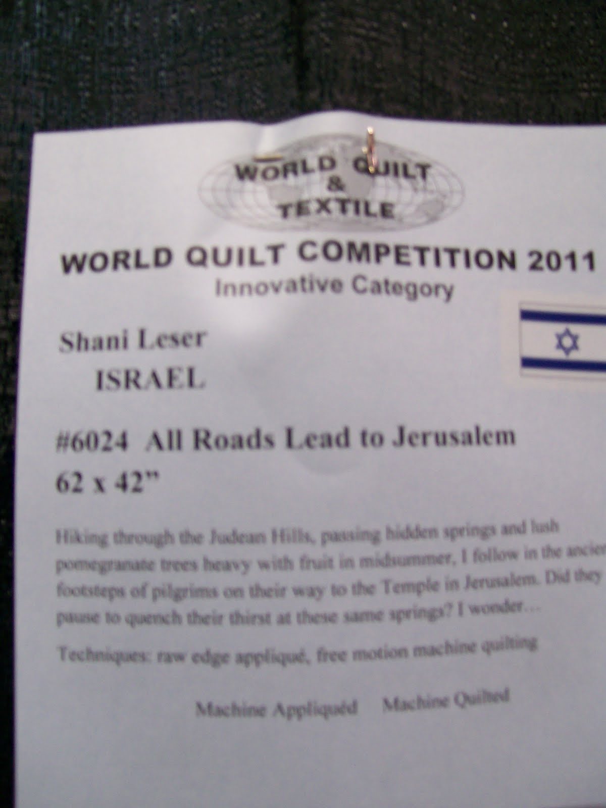 Color Me Quilty World Quilt Show New England IX (Part 2)