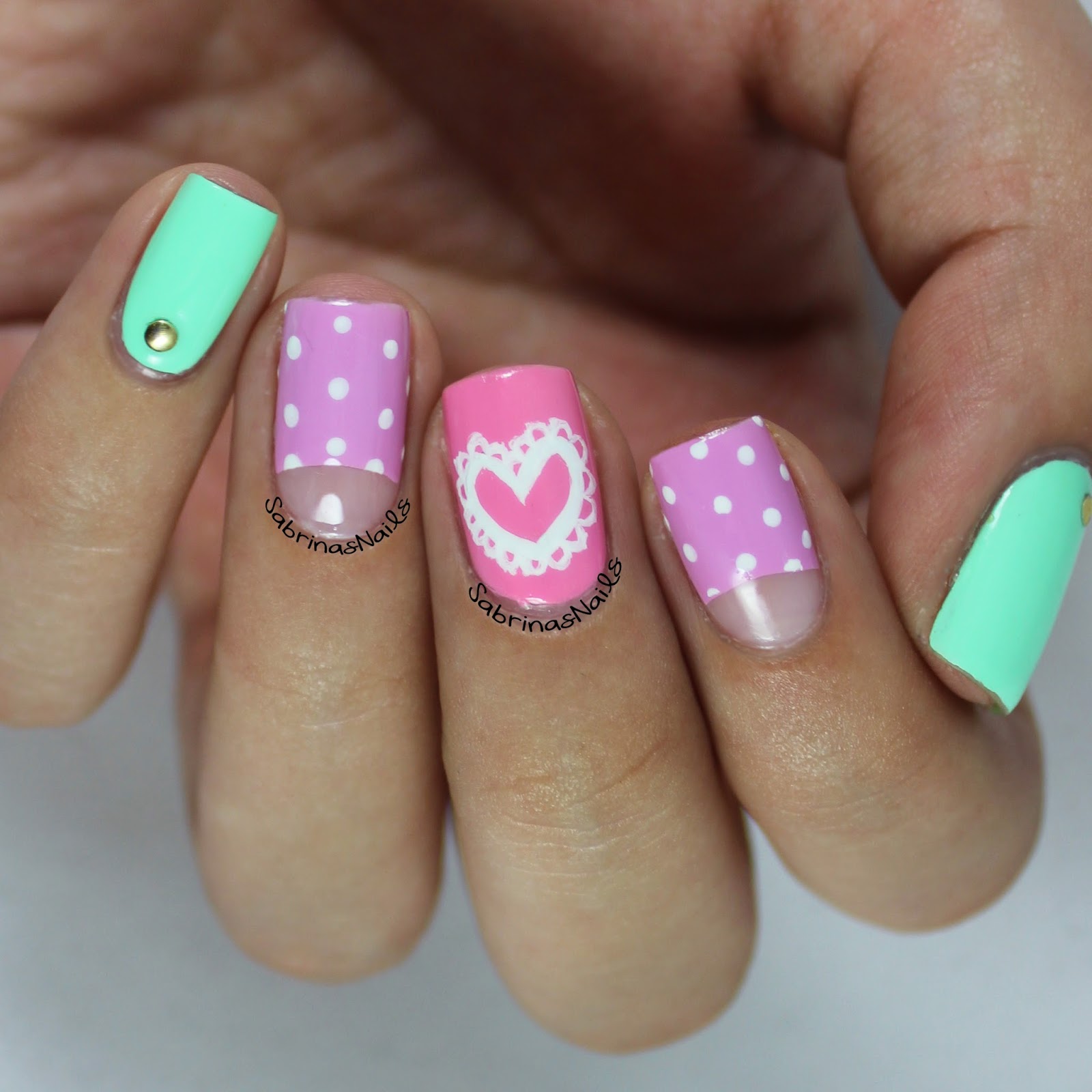 Sabrinas Nails Mix & Match Valentines Day Nails!