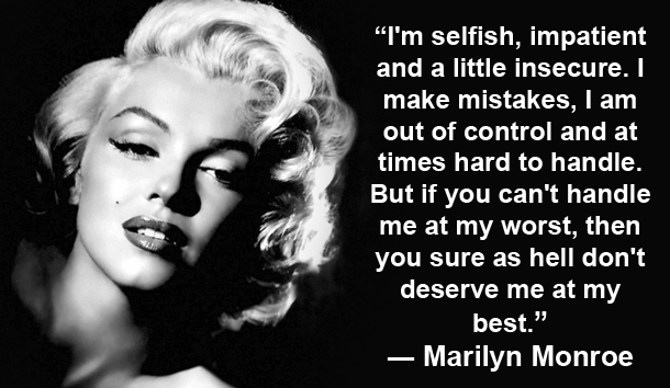 CRAZIEECATLADY: Quotes By Marilyn Monroe :] [: