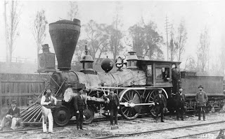 trains back in the day the rail way system