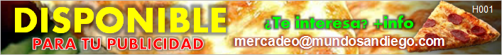 Contáctenos a través de mercadeo@mundosandiego.com para mayor información