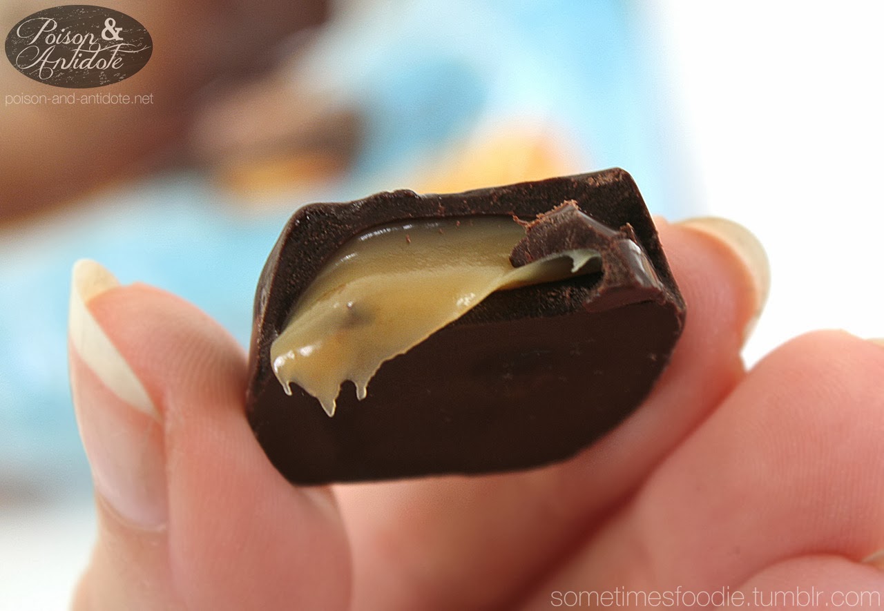 Sometimes Foodie Dove Dark Chocolate Sea Salt Caramel Target Cherry