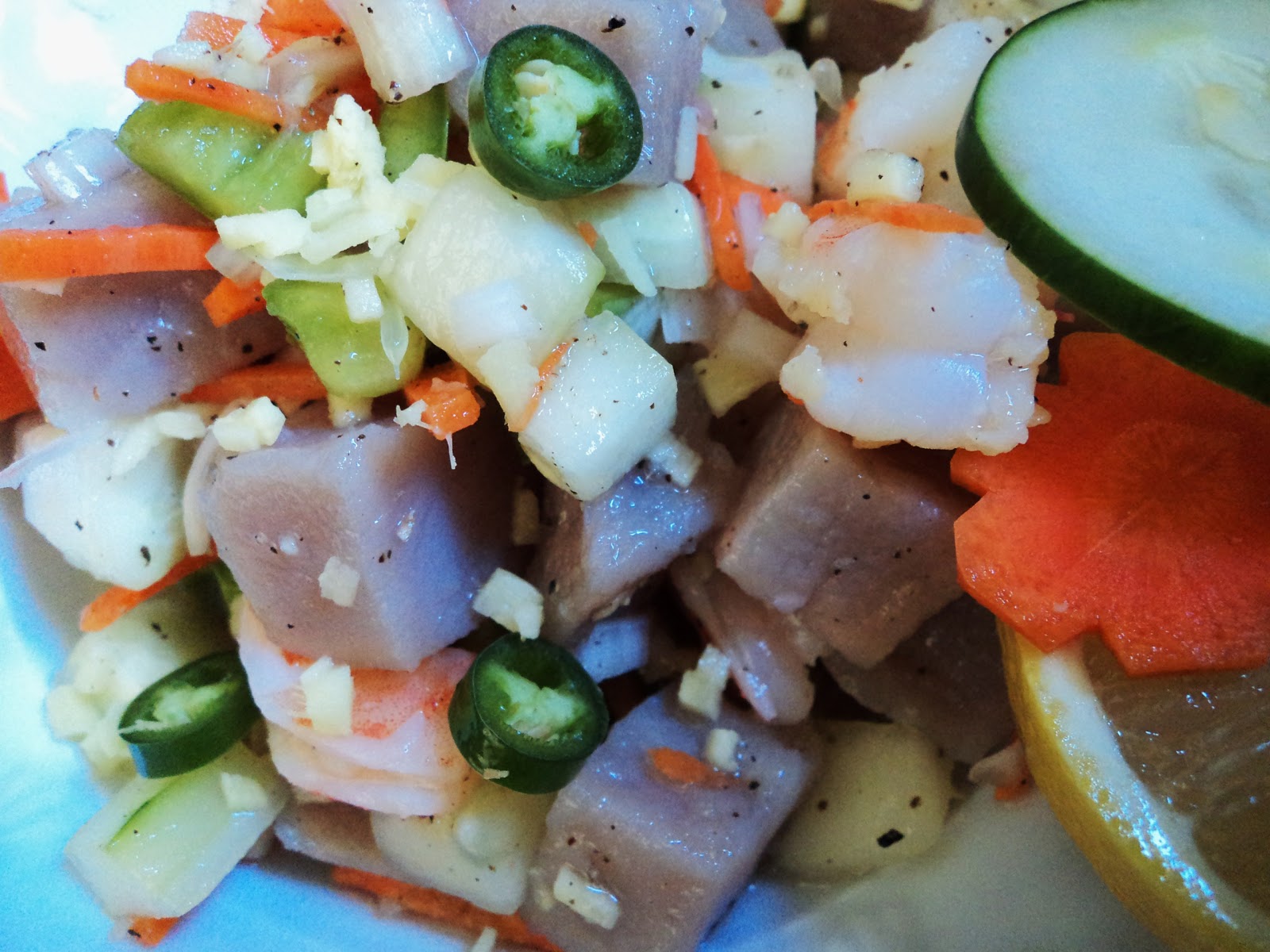 Filipino Food Aficionado: Kinilaw (Raw Fish Salad / Filipino Ceviche)