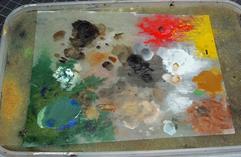 Mu51 DalerRowney, Stay Wet, Palette Paper Miniatures