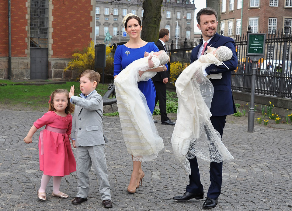 Denmark's royal twins turn 1