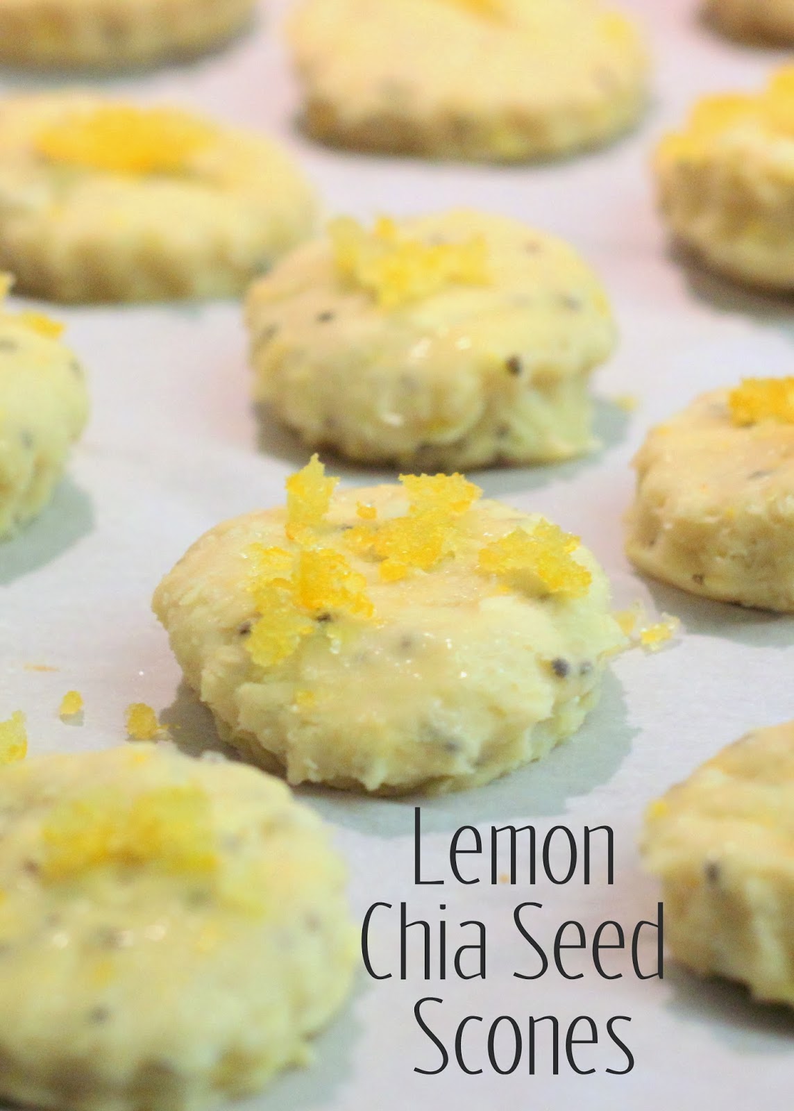 The Scribble Pad Lemon Chia Seed Scones
