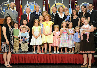 General Keith Alexander - displays his whole family