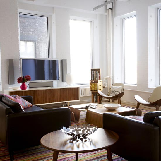 New Home Interior Design: Modern Living Room