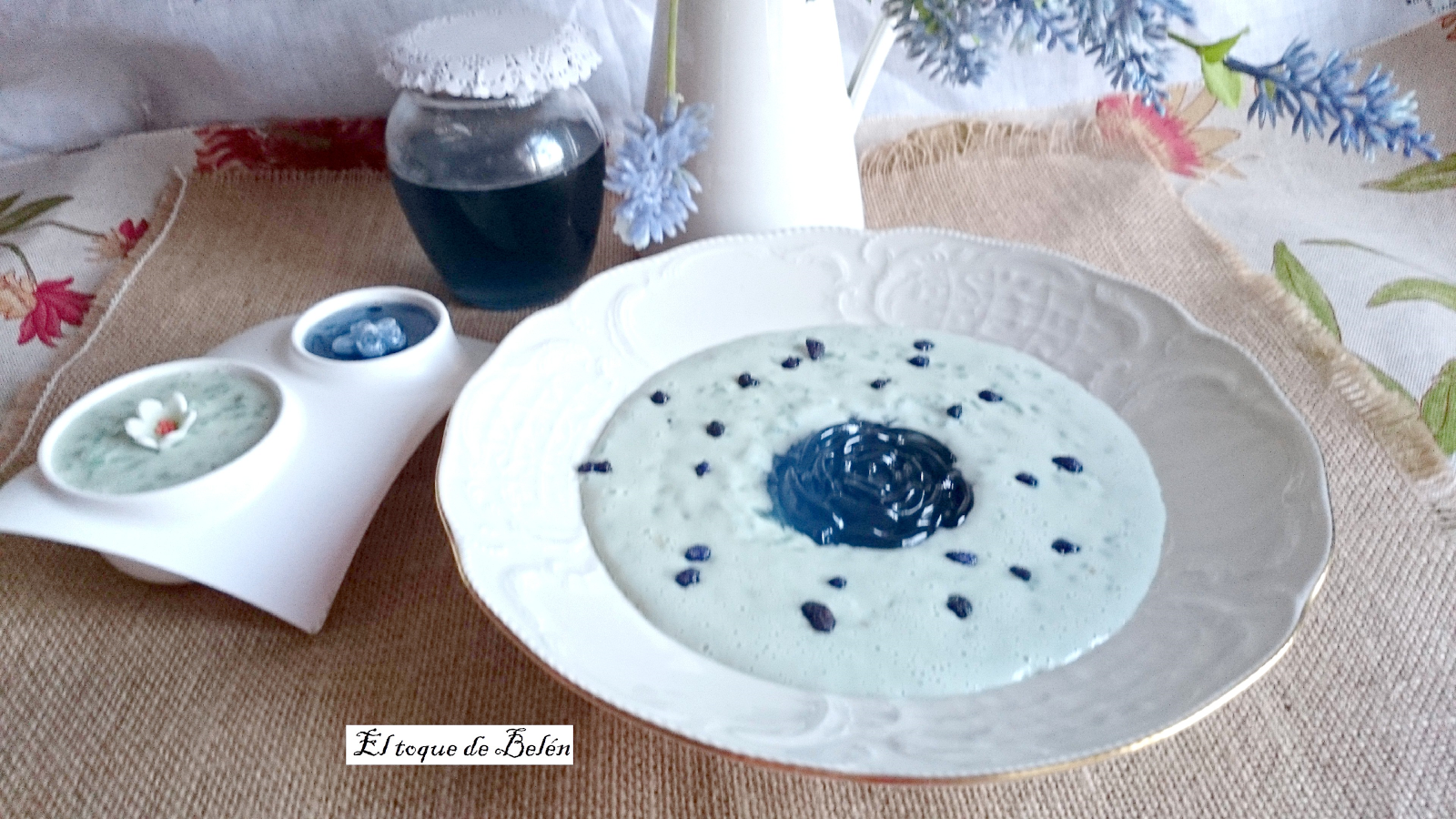 Arroz Con Leche,  Frutos Rojos Y Violetas 
