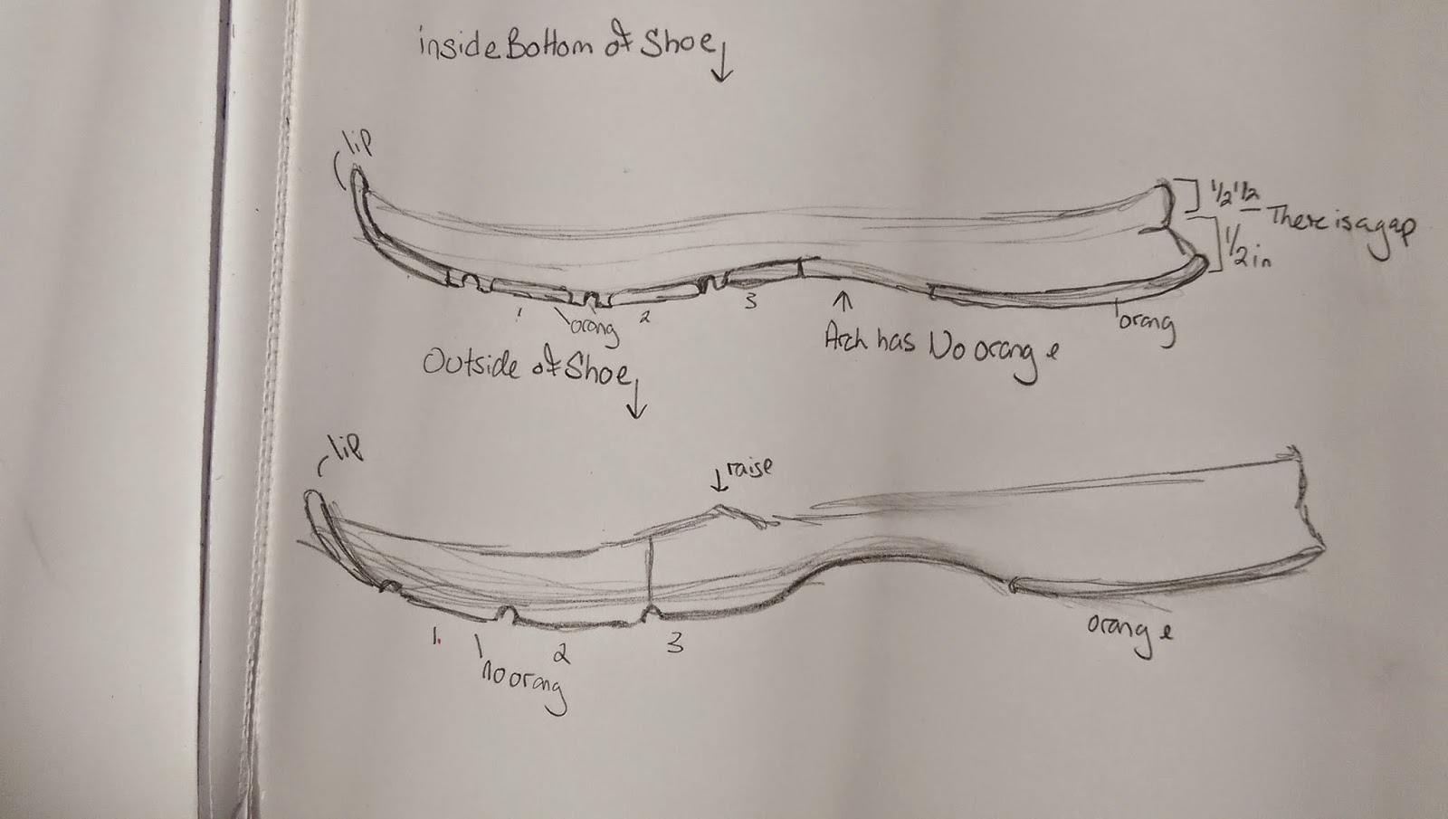 3 Dimensional art Masking Tape Shoes