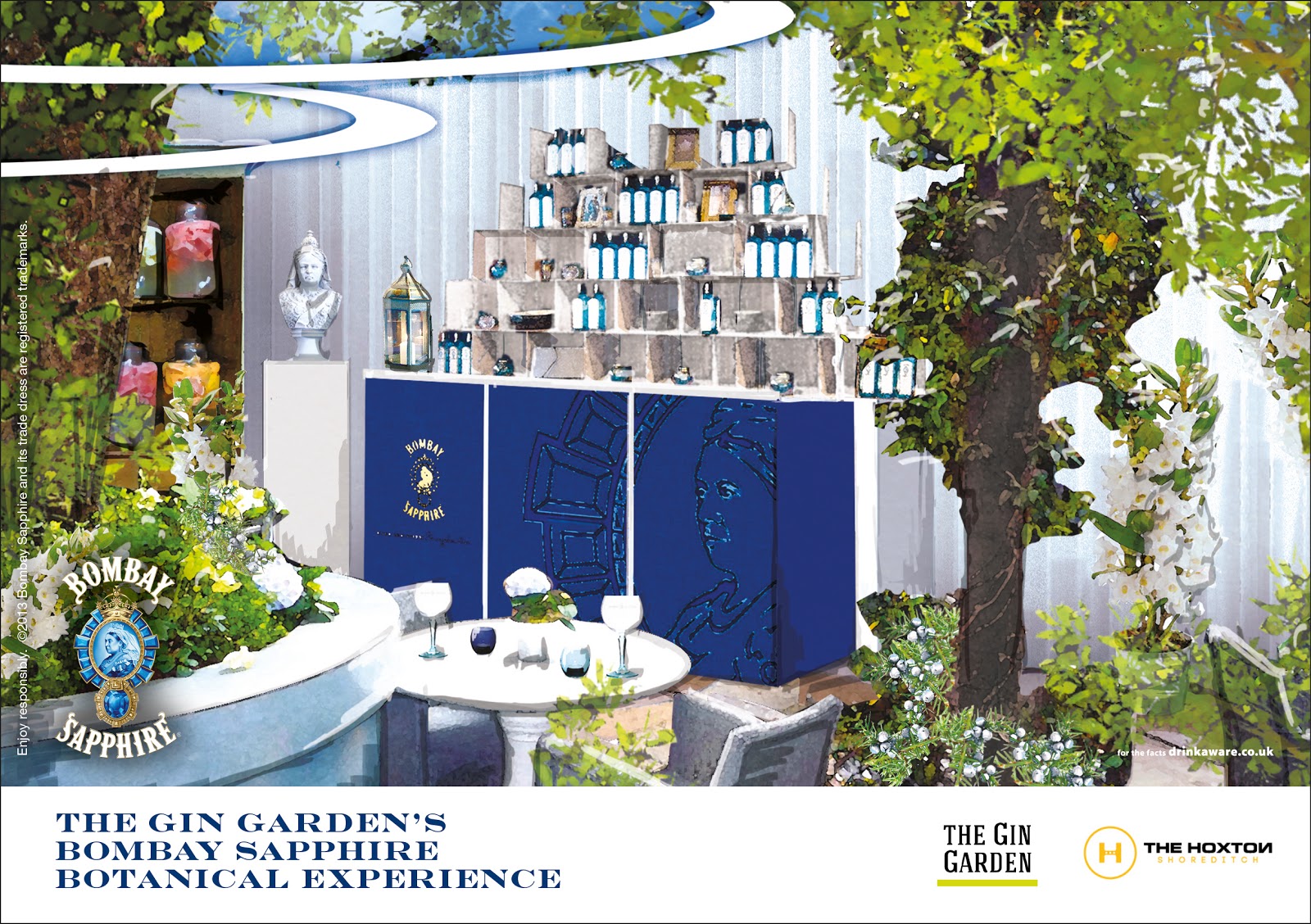 THE GIN GARDEN’S BOMBAY SAPPHIRE BOTANICAL EXPERIENCE London On The Inside
