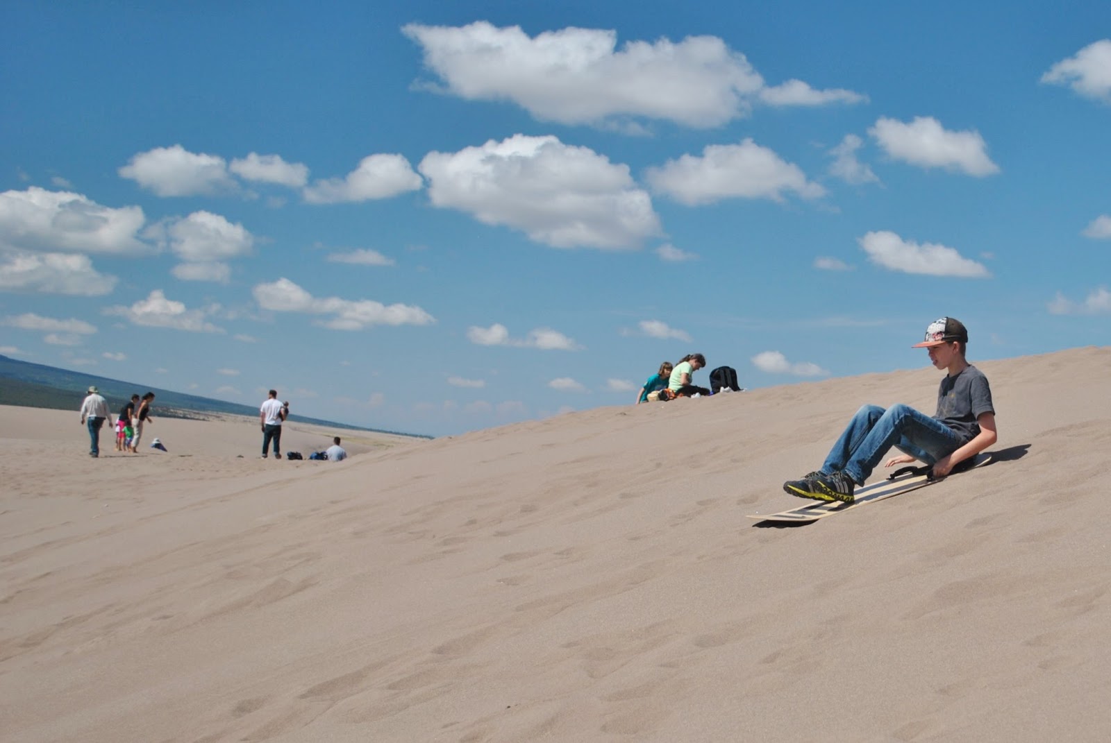 Life With 4 Boys Sand Sledding at Great Sand Dunes National Park