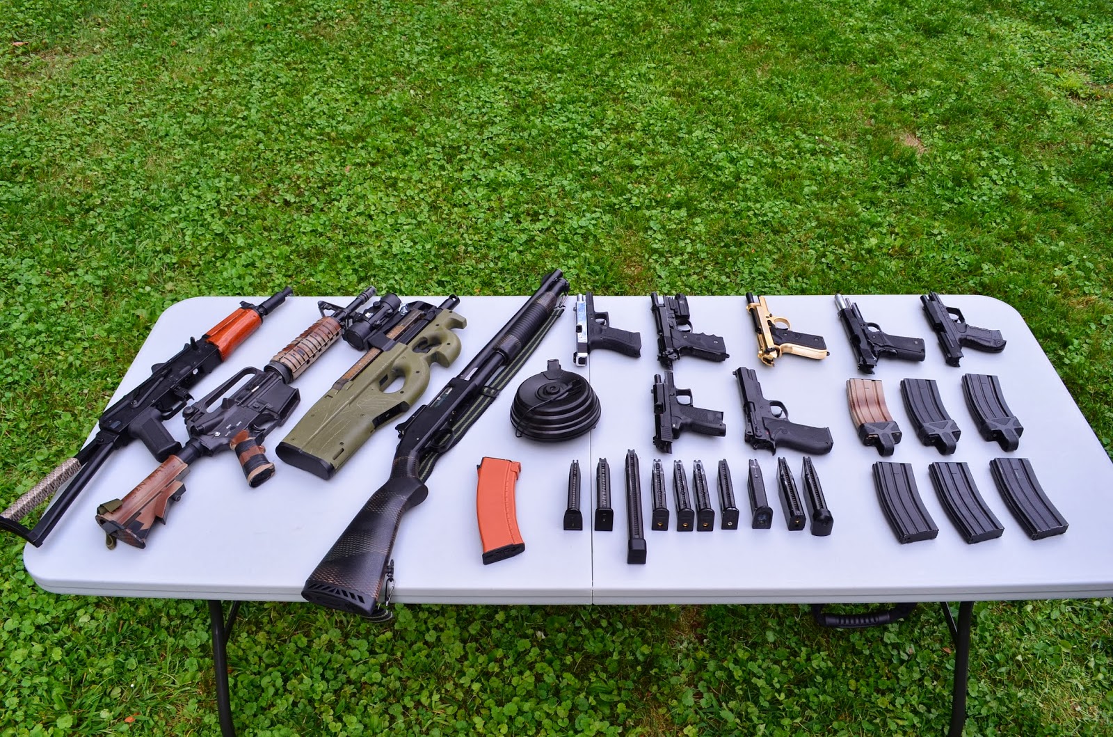 Airsoft Guns and Police Cars