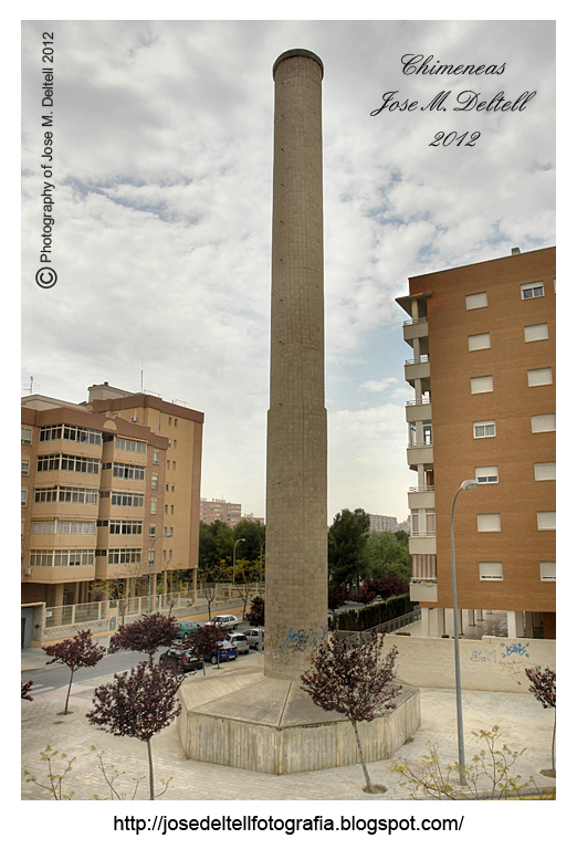 Jose M. Deltell fotografias: Antigua chimenea en Alicante - 2009-2012