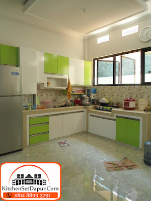 design kitchen set minimalis pamulang