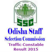 OSSC Traffic Constable Exam Result 