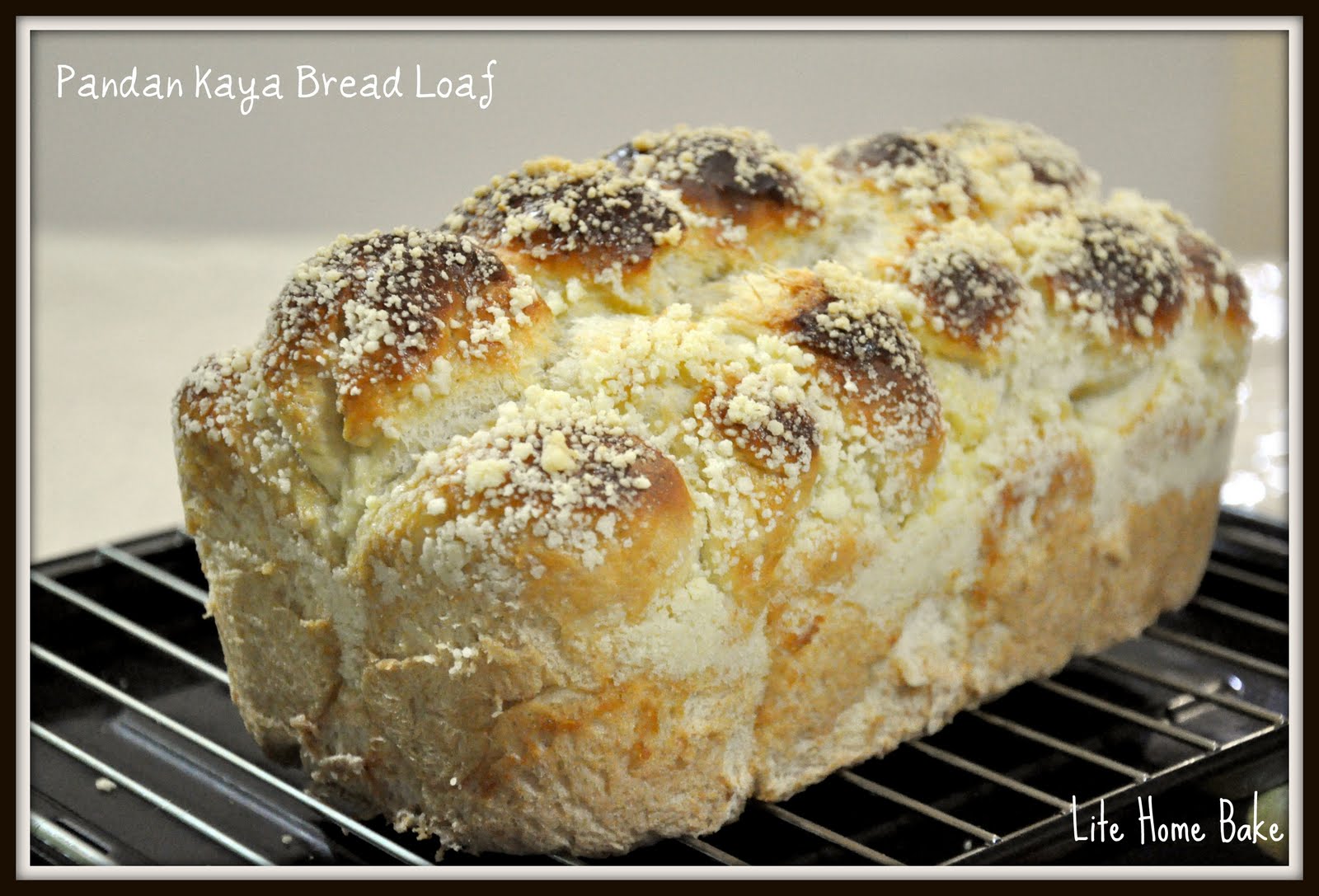 Pandan Kaya Bread Loaf Lite Home Bake