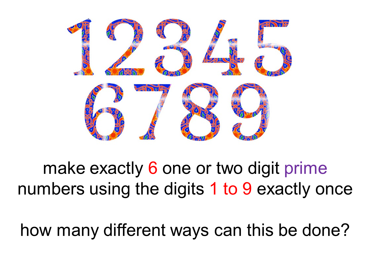 MEDIAN Don Steward mathematics teaching primes using 0 to 9