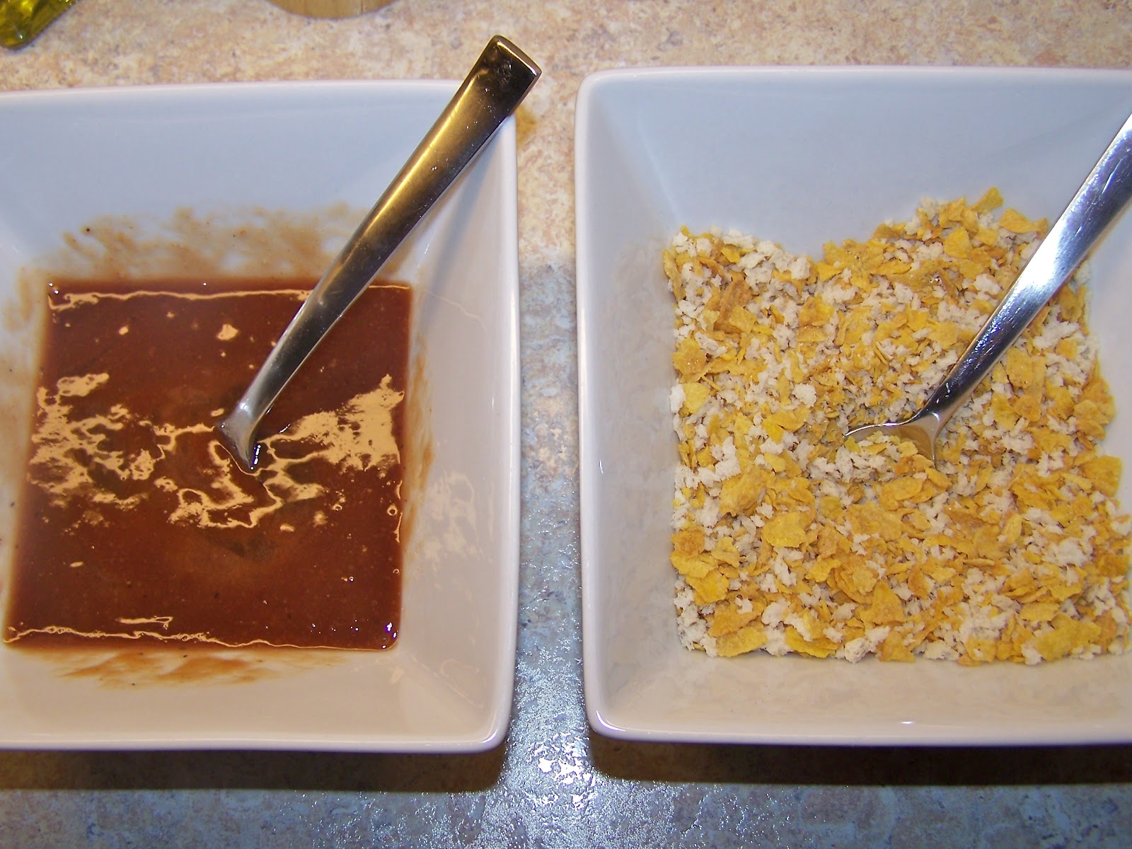 Little Mommy, Big Appetite Crispy Baked BBQ Ancho Chile Chicken Bites