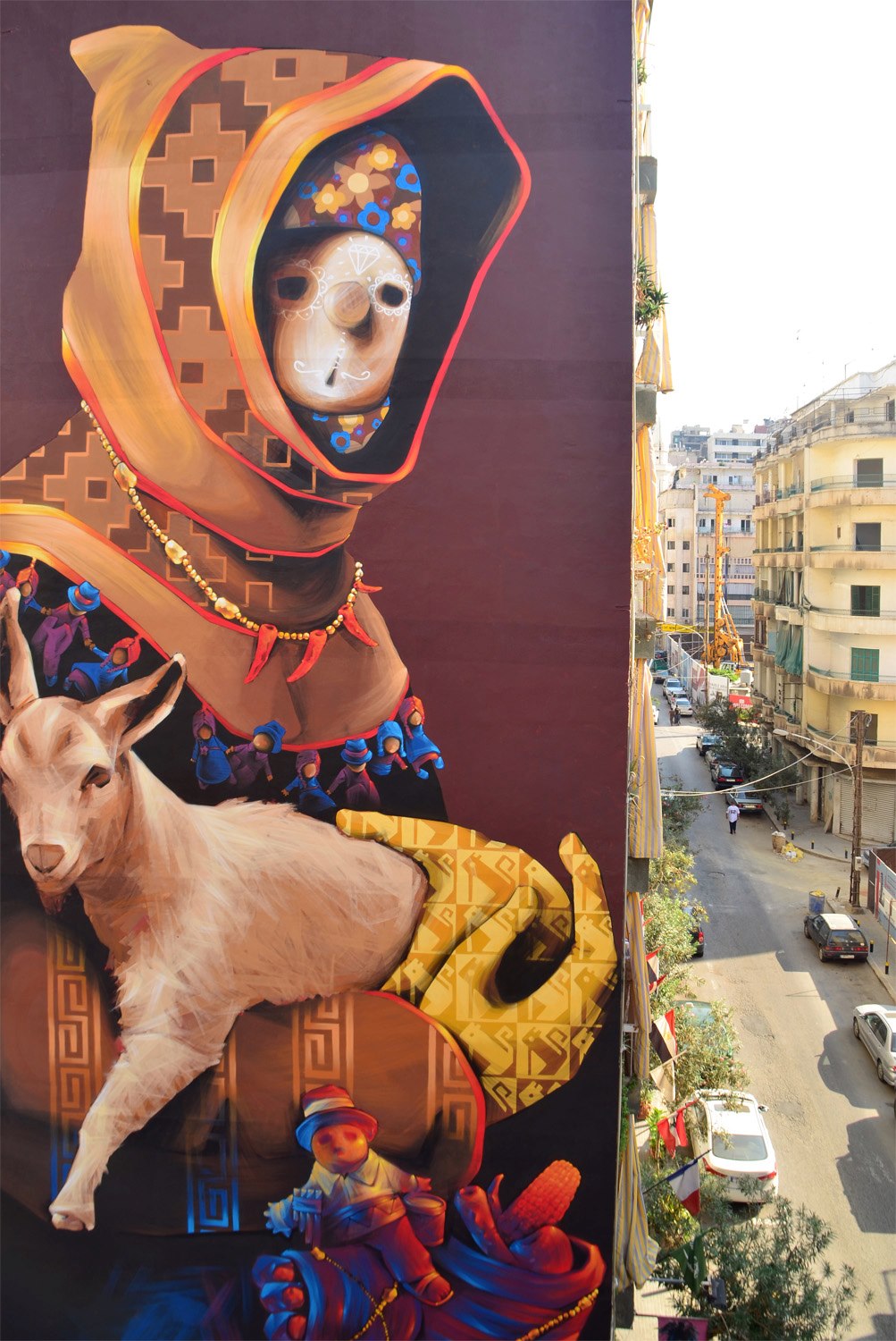 INTI "Pagano" New Mural In Beirut, Lebanon StreetArtNews StreetArtNews