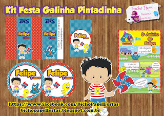 Kit Festa Galinha Pintadinha Para Imprimir 