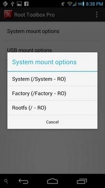 Root Toolbox PRO android apk - Screenshoot