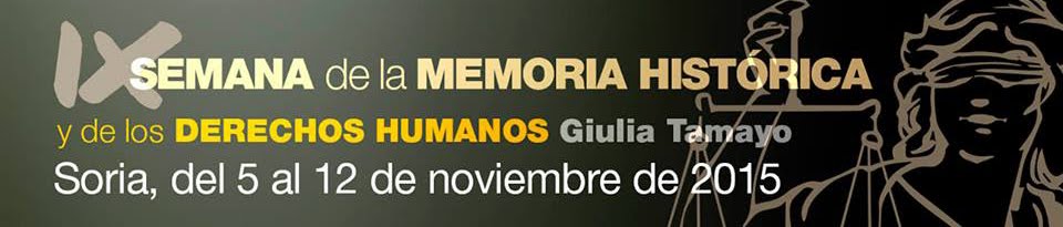 IX Semana de la memoria historia y los derechos humanos. Giulia Tamayo