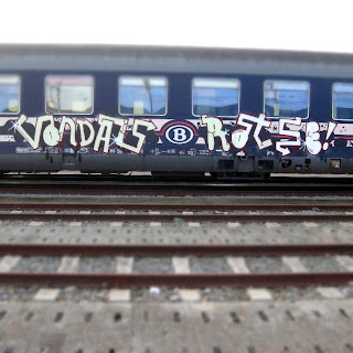 Painted trains