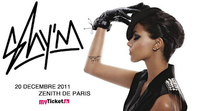 Agenda // Shy’m Sur Scène le 20 Décembre Au Zenith De Paris