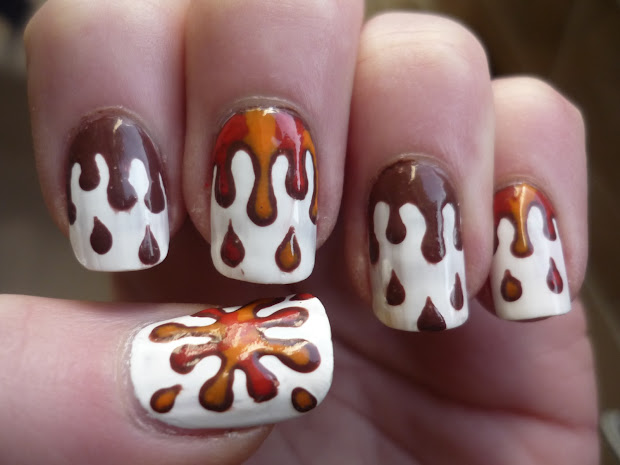 melting chocolate nails juliatmll