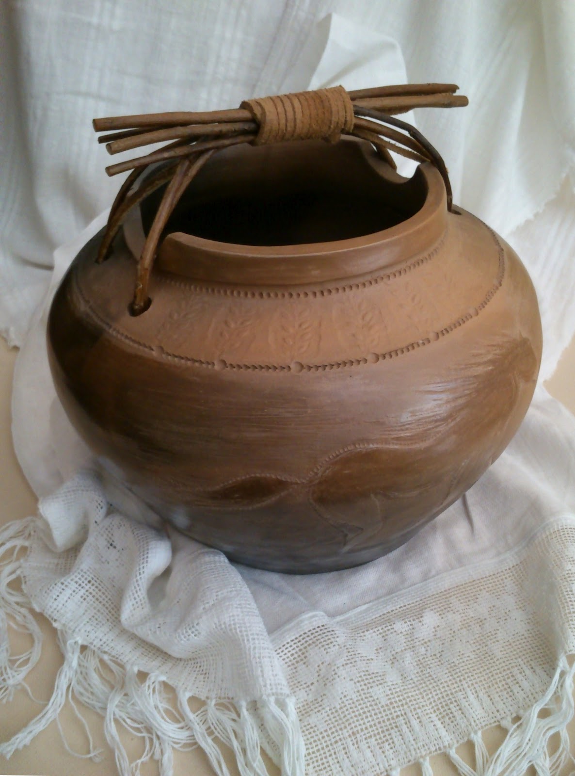 Katarina Bobic's Coiled Pottery Bisque and Smoke Firing Results
