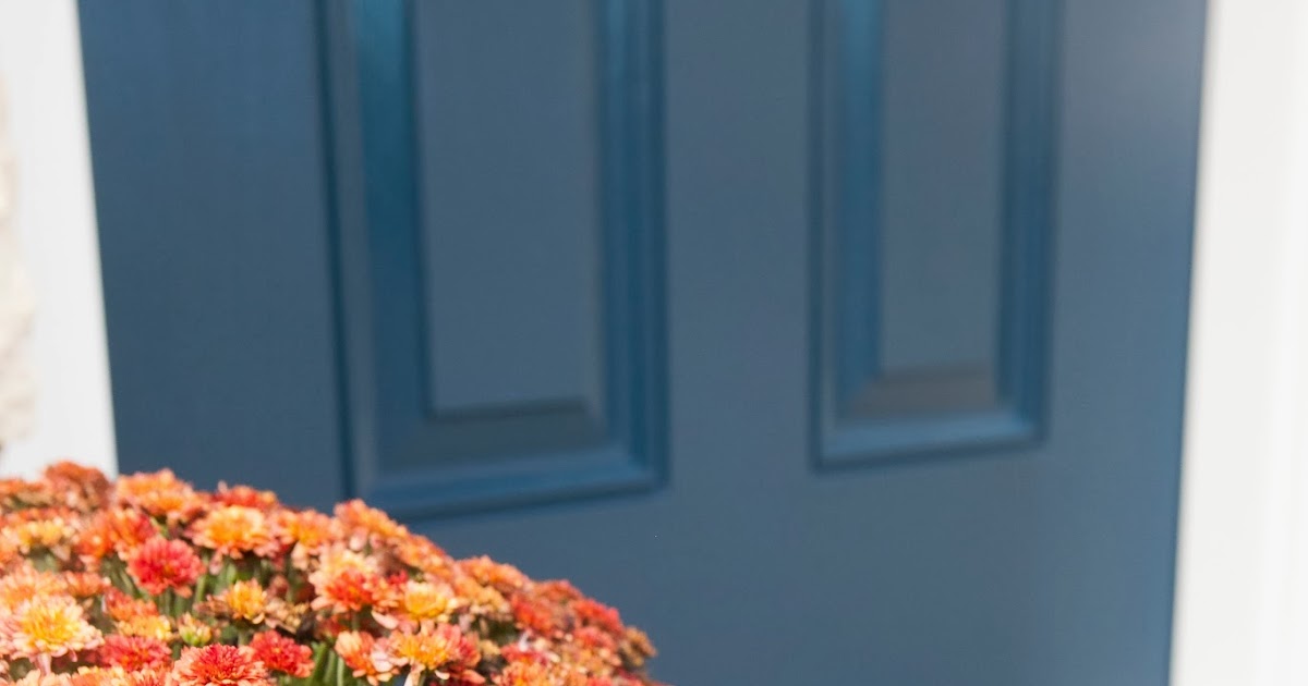 MyBellaBug Curb Appeal Freshly Painted Front Door