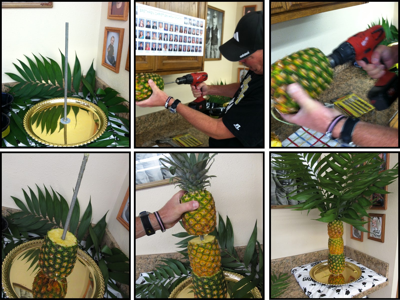 Pineapple Palm Tree Fruit Display Pineapple Fruit Tree & Creamy Fruit
