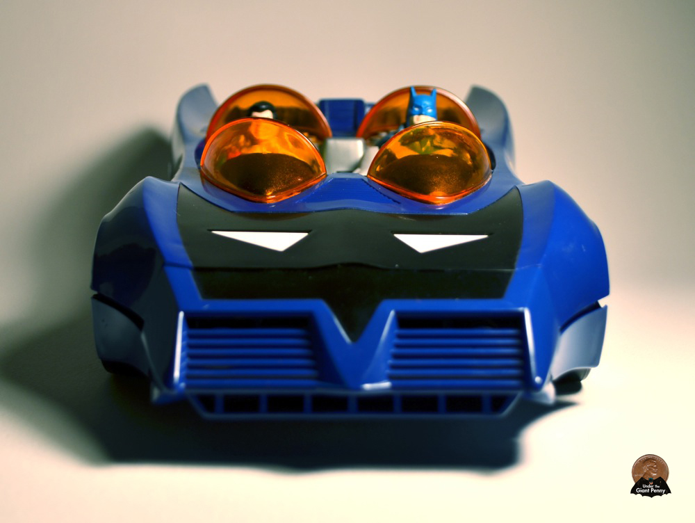 Under the Giant Penny Kenner Super Powers Batmobile
