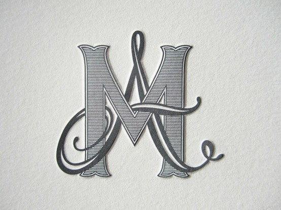 Monogram Four Letters Initials Monogram Four Letters Initials
