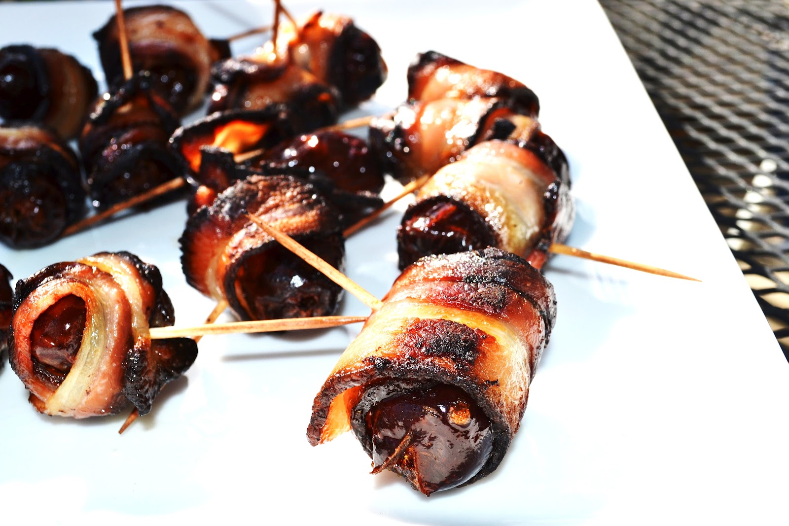 Paleo & Wine Bacon Wrapped Dates