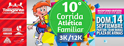 10ª CORRIDA ATLETICA FAMILIAR 3K, 12K INSTITUTO TALAGANTE 2012