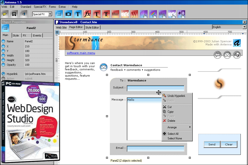 Antenna Web Design Studio v4.1 Antenna Web Design Studio v4.1