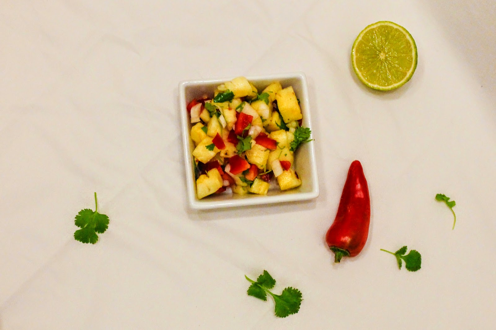 eat like you love yourself Pineapple Salsa