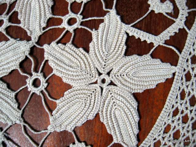 Pizzo macrame' rumeno point lace : uncinetto facile Centrotavola uncinetto schema