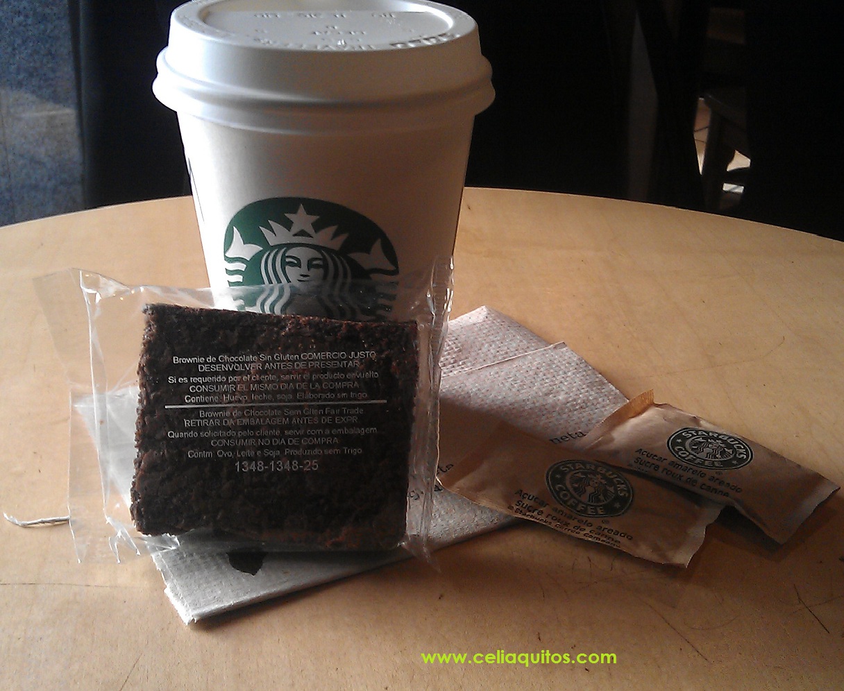Blog de Por fin Brownie sin gluten en Starbucks