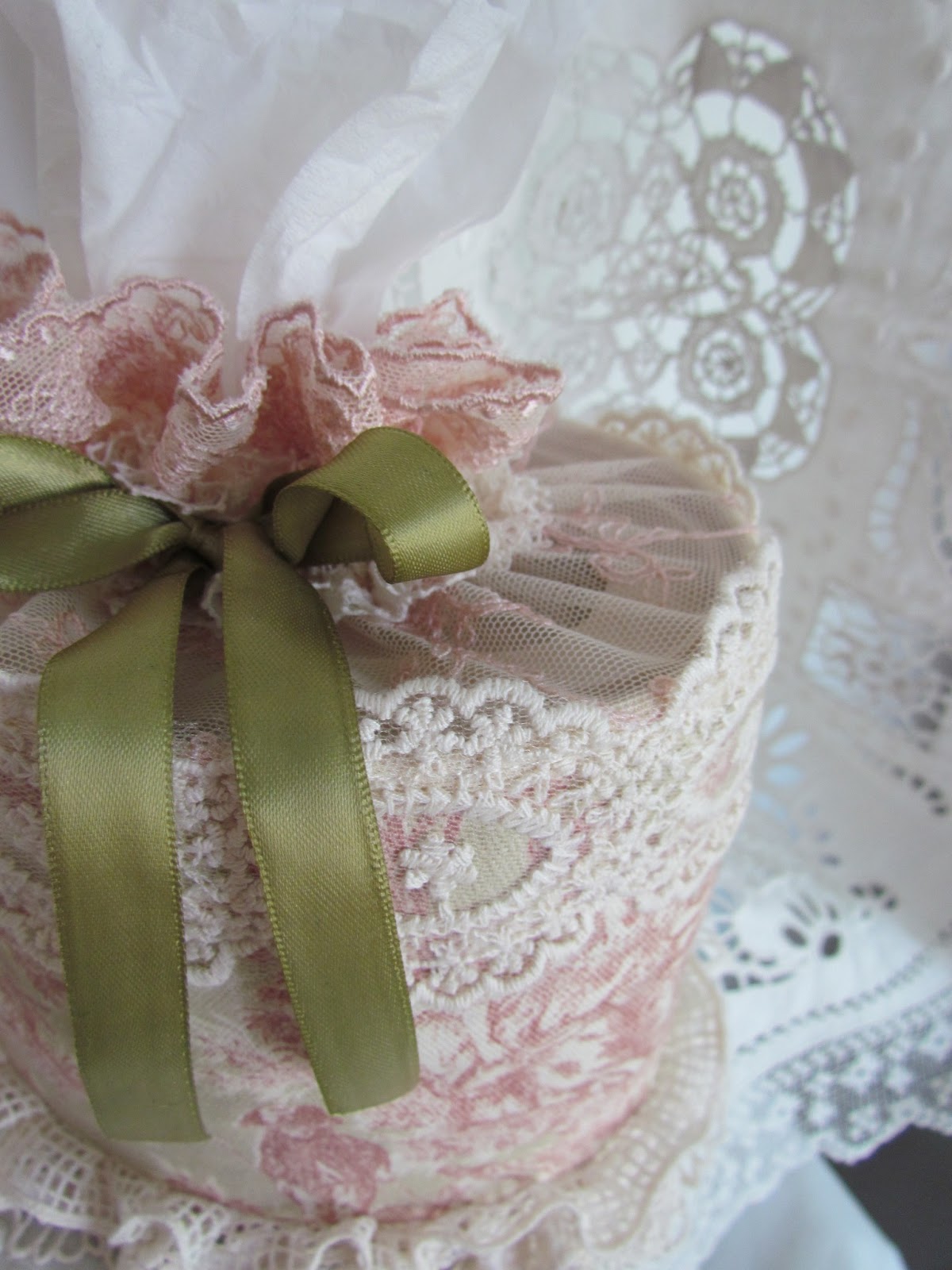 Angela Lace New Tissue Box Cover