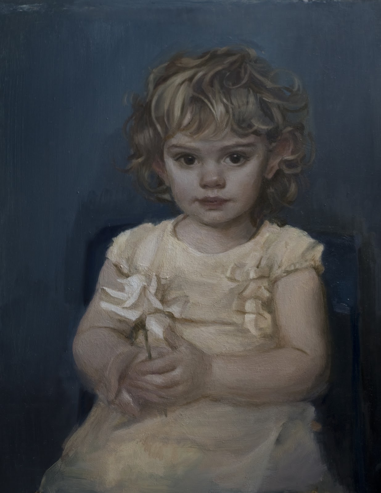 Mary Sauer Art children's oil portraits