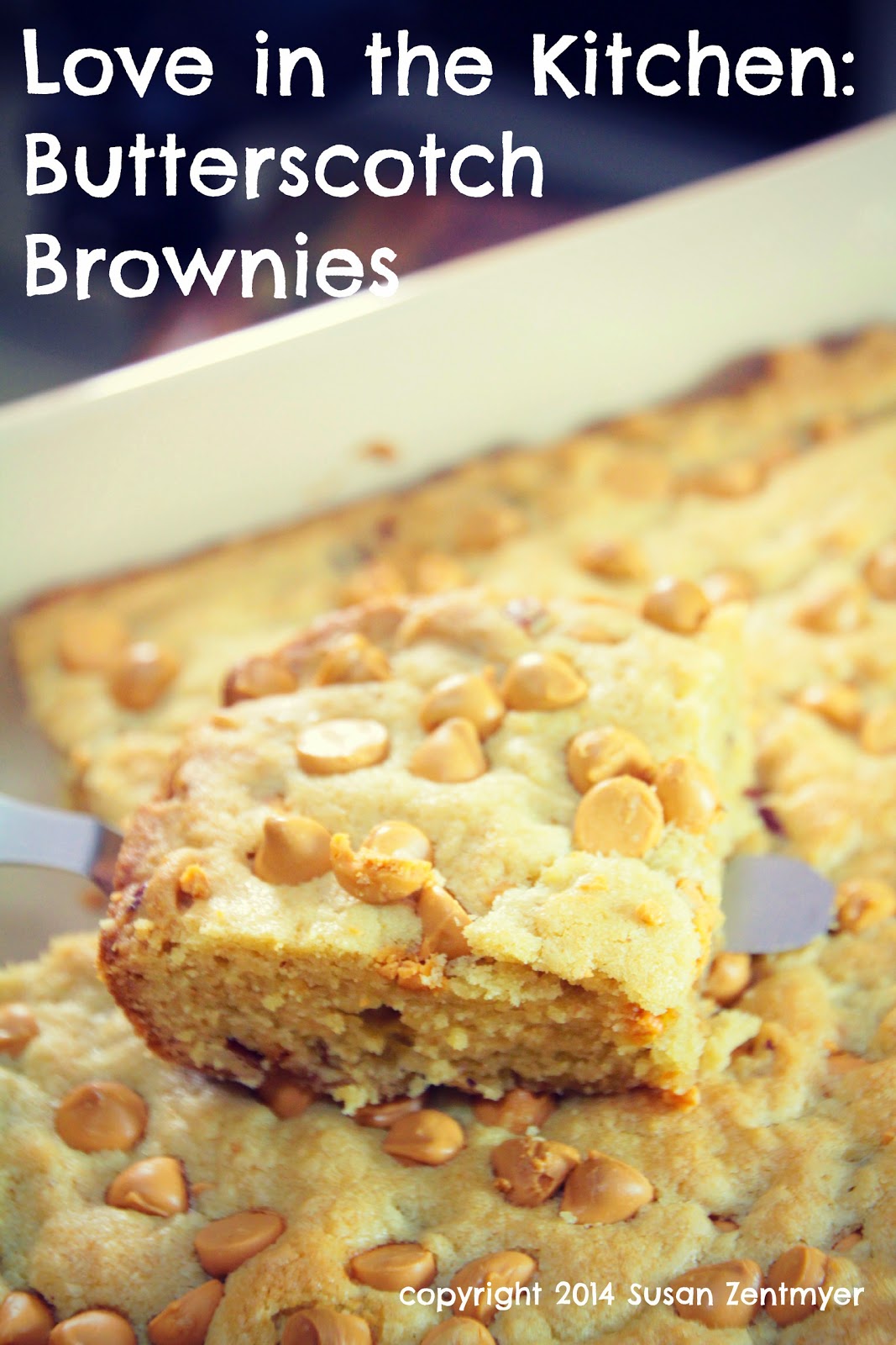 Love from the Kitchen Butterscotch Brownies